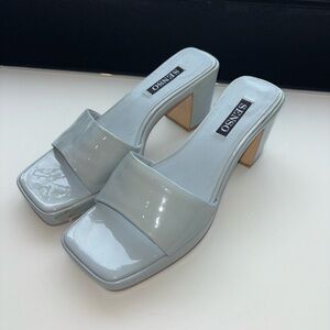 Senso baby blue Women's Block Heel Sandals